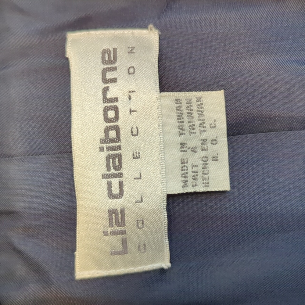 Liz Claiborne Wool Cashmere Blend Pea Coat Jacket - Picture 3 of 8